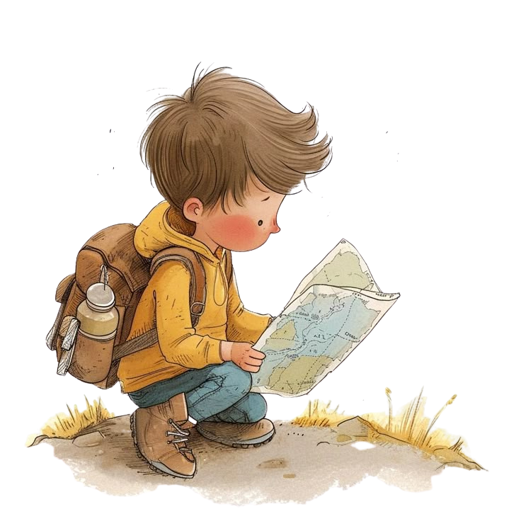 Boy reading